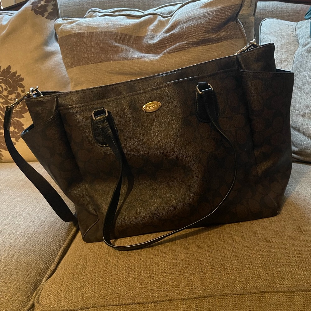 Authentic Coach diaper bag